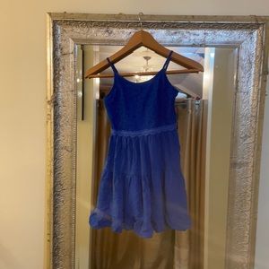 Pinky Lace top of dress and lace waist trim